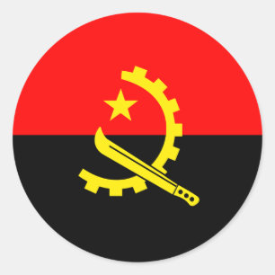 adesivos de bandeira angola