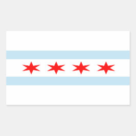 Adesivos de Bandeira de Chicago