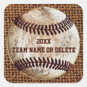 Adesivos de basebol personalizados baratos