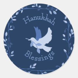 Adesivos de Bênçãos do Pombo de Hanukkah