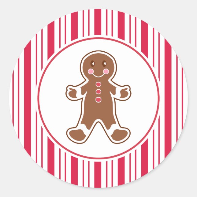 Adesivos de Biscoito de Gengibre de Hortelã (Frente)