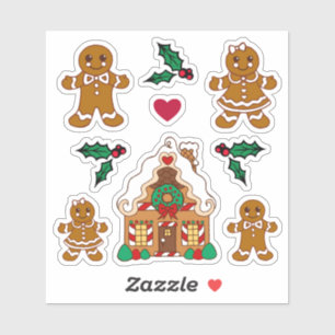 Adesivos de Biscoitos de Natal