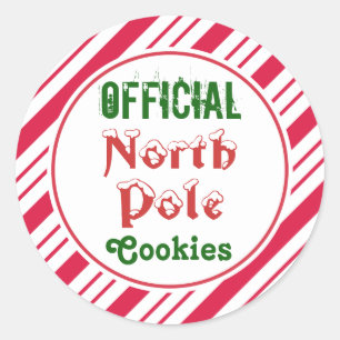 Adesivos de Biscoitos Oficiais do Polo Norte