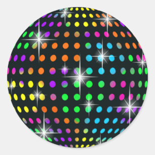 Adesivos de Bola de Espelho de Disco