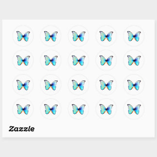Adesivos de Borboleta Blue Morpho