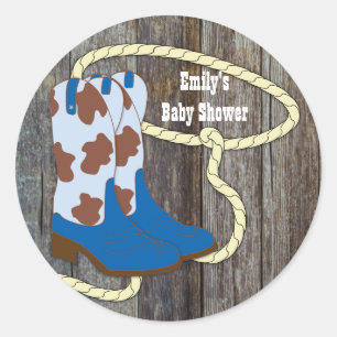 Adesivos de Botas Cowboy de Madeira de Celeiro Pre