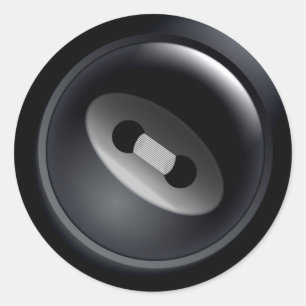 Adesivos de botões pretos