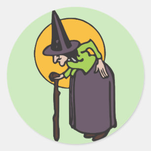 Adesivos de bruxa