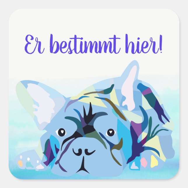 Adesivos de Bulldogue Francês (Frente)
