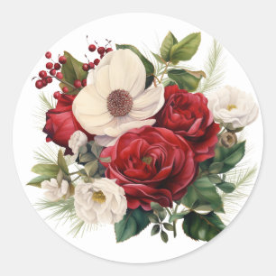 Adesivos de Buquê Floral de Inverno