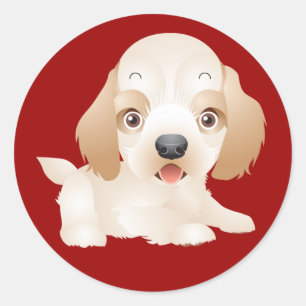 Adesivos de Cachorro Cachorrinho Golden Retriever