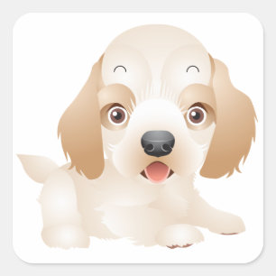 Adesivos de Cachorro Filhote Retriever Dourado Amo