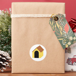 Adesivos de cães amarelos