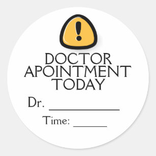 Adesivos de Calendário de Consulta Médica