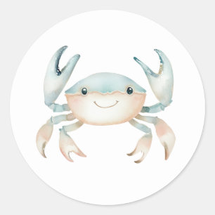 Adesivos de Caranguejo Fofos
