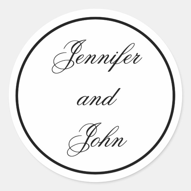 Adesivos de Casamento, Adesivos de Casamento em Cí (Frente)