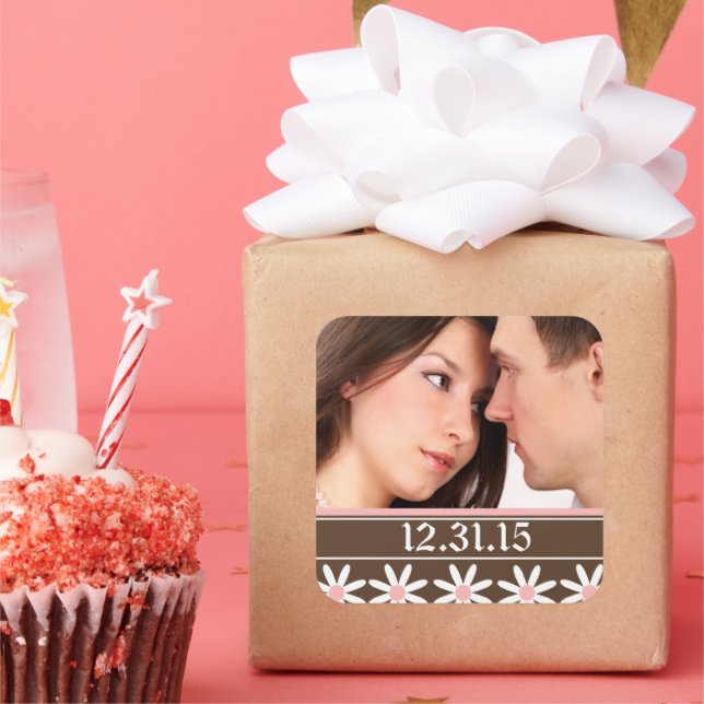 Adesivos de Casamento com sua foto (Festa)