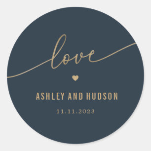 Adesivos de Casamento de COR EDITÁVEIS por Toque