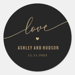 Adesivos de Casamento de COR EDITÁVEIS por Toque 