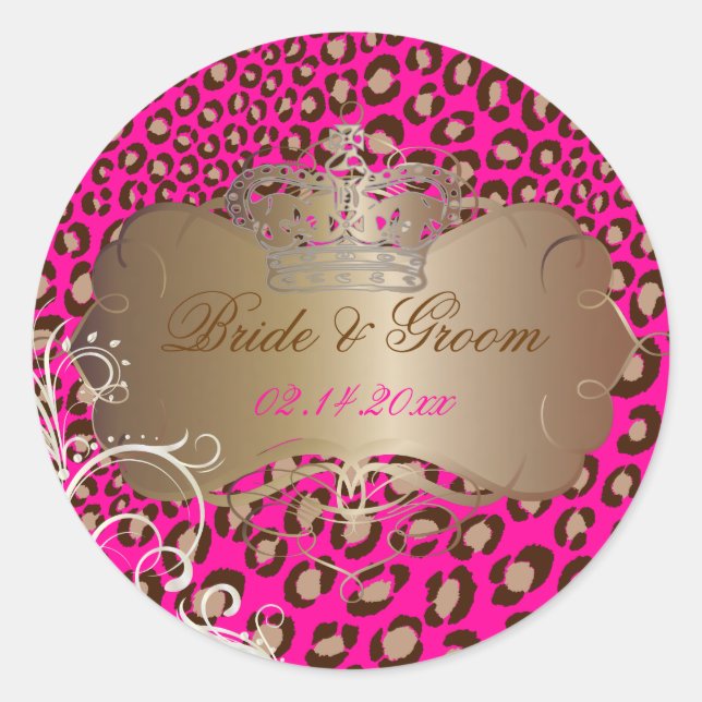 Adesivos de casamento de redemoinhos de pérolas de (Frente)