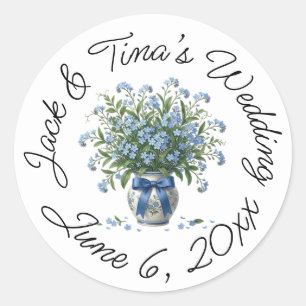 Adesivos de casamento personalizados