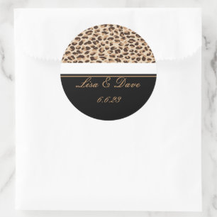 Adesivos de casamento personalizados com estampa d