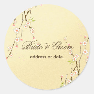 Adesivos de casamento PixDezines sakura