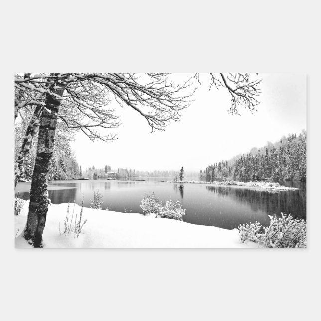 adesivos de cenário de inverno (Frente)