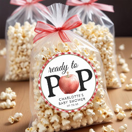 Adesivos de Chá de fraldas "Pronto para Pop" da Ap