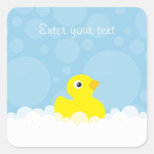 Adesivos de Chá de Pato Personalizado