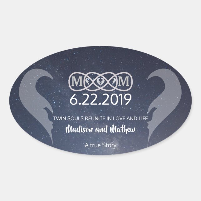 Adesivos de Chamas Gêmeas (Frente)