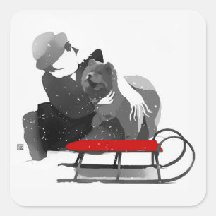 Adesivos de Chow estamos nos divertindo