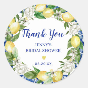 Adesivos de Chuveiro de Noiva Italiano Limão com A