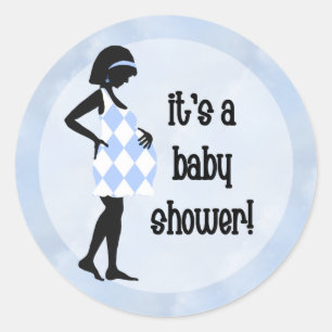 Adesivos de Chuvinha de Bebê Azul