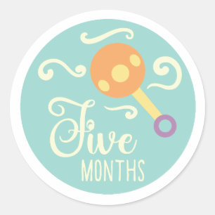 Adesivos de Cinco Meses