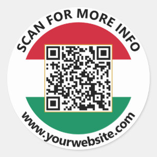 Adesivos de Código QR da Hungria Moderna, Bandeira