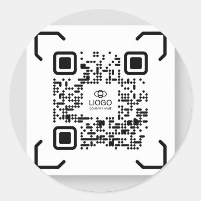 Adesivos de código QR minimalistas mais procurados (Frente)