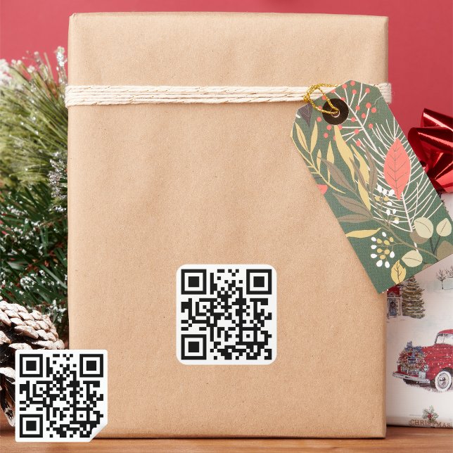 Adesivos de Código QR Personalizados: Impulsione S (Custom QR Code Stickers: Boost Your Business with Easy Scanning)
