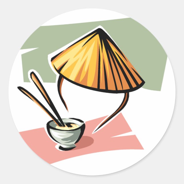 Adesivos de Comida chineses (Frente)