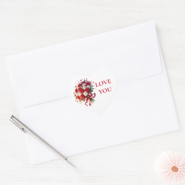 Adesivos de Coração (Envelope)