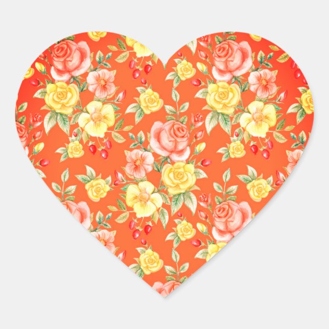 ADESIVOS DE CORAÇÕES E FLORES PERSONALIZÁVEIS PARA (Frente)