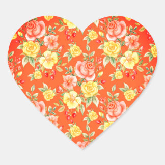 ADESIVOS DE CORAÇÕES E FLORES PERSONALIZÁVEIS PARA