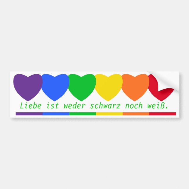 Adesivos de cores de amor (Frente)