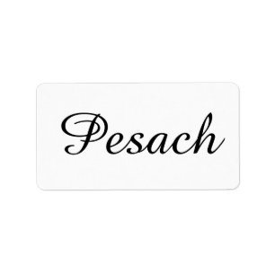 Adesivos de Cozinha Kosher Etiqueta Páscoa Pesach