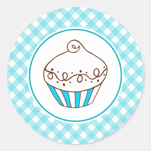 Adesivos de Cupcake (Frente)