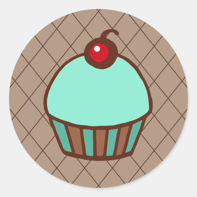Adesivos de Cupcake (Frente)