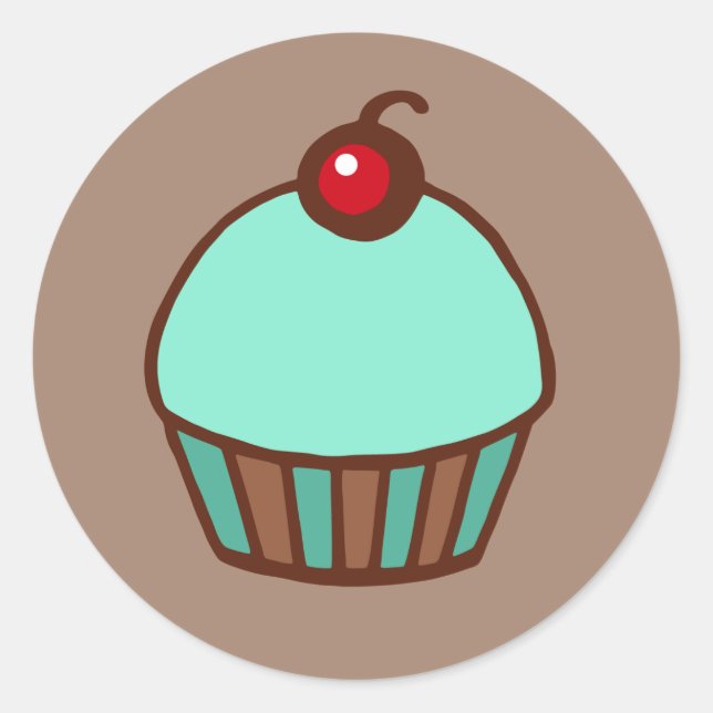 Adesivos de Cupcake (Frente)