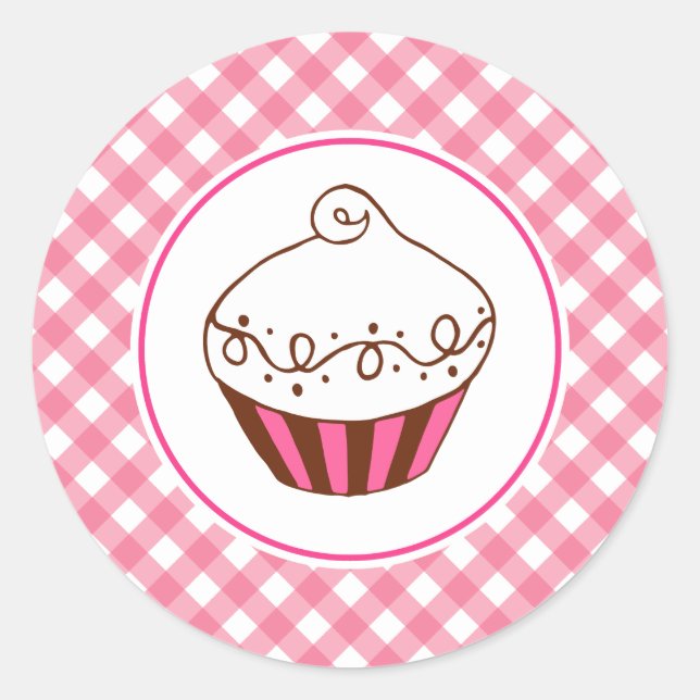 Adesivos de Cupcake (Frente)