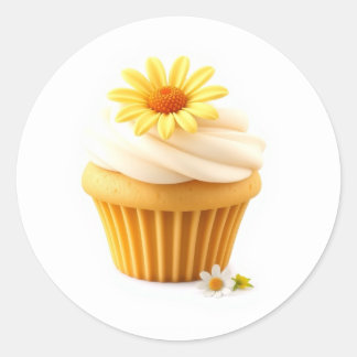 Adesivos de Cupcake da Florzinha Fofa