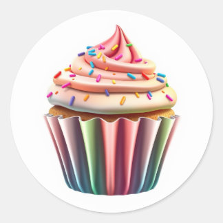 Adesivos de Cupcake Fofos